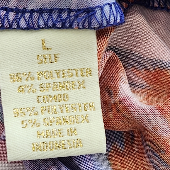 Prelude Size Large Multicolor Sleeveless Geometric Dress - Picture 7 of 7